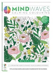 Hinkler Mindwaves Calming Coloring Botanical for Adults, 72 Pages