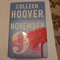 November 9 : A Novel by Colleen Hoover (2015, Trade Paperback)