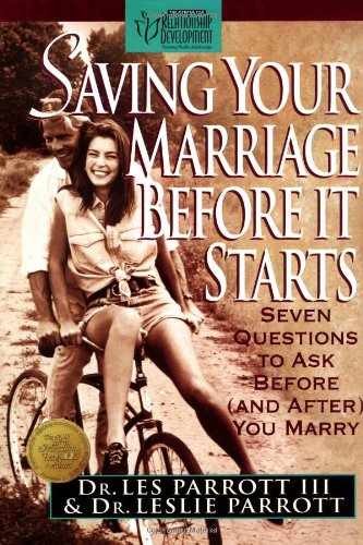Saving Your Marriage Before It – Hardcover, by Les Parrott III; – Very Good b