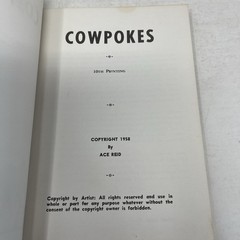 Cowpokes Cow Country Cartoons Ace Reid 1958 10th Printing