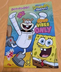 SpongeBob SquarePants Dot-to-Dot Coloring & Activity Book Tear/Share Pages 🆕