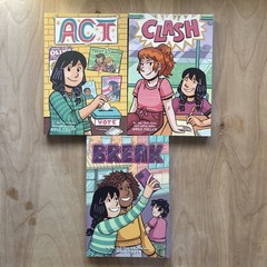 Kayla Miller (LOT OF 3) Paperback Graphic Novels Act Clash Break. New Unread