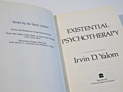 Existential Psychotherapy by Irvin D. Yalom Hardcover – ** USED w Many MARKINGS