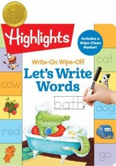 NEW Highlights Let’s Write Words Write-On & Off Learn Activity Book 5-8 YRS