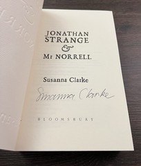 SIGNED SUSANNA CLARKE Jonathan Strange Mr Norrell 2004 US ARC + The Raven Promo