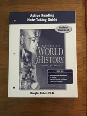 GLENCOE WORLD HISTORY, ACTIVE READING NOTE-TAKING GUIDE, By Mcgraw-Hill