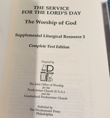 The Service For The Lord’s Day & Baptism – Westminster Press (Paperback, 1984)