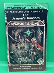 The Dragon’s Ransom Dungeons & Dragons Endless Quest Book 16 TSR 1st Printing 84