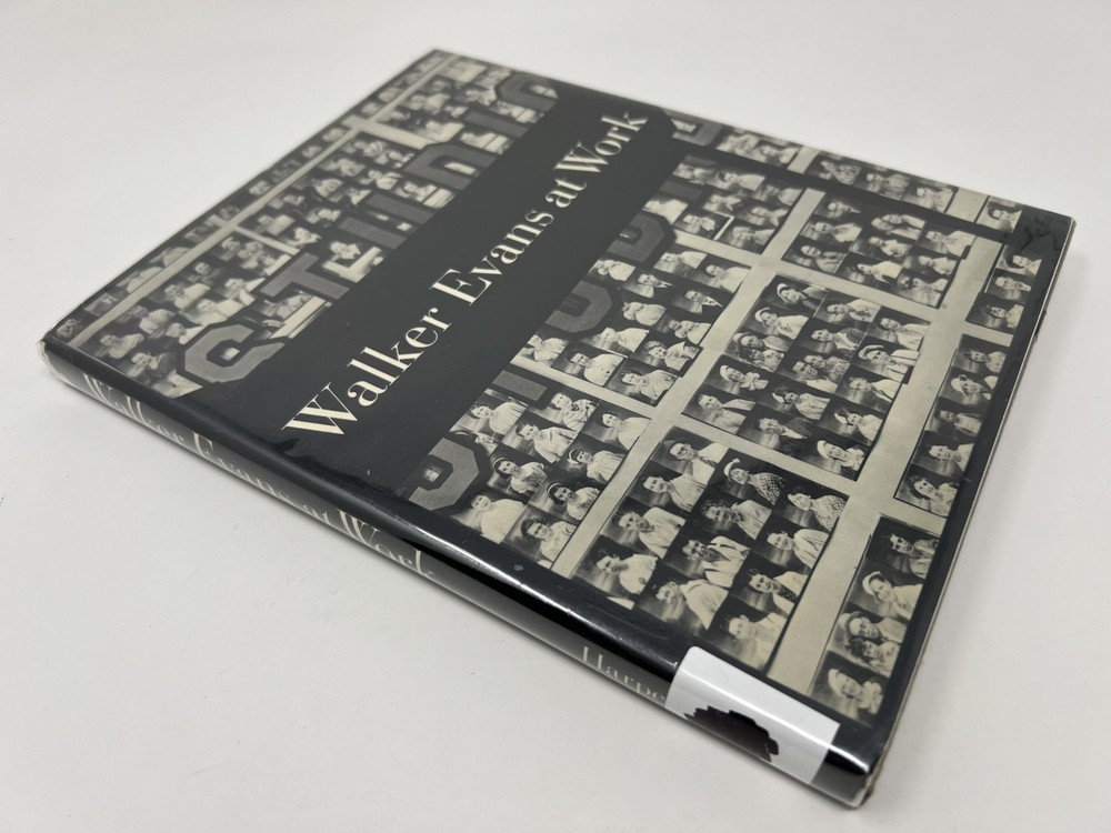 Walker Evans at Work – Walker Evans 1982, Hardcover Ex-Library Never Checked Out