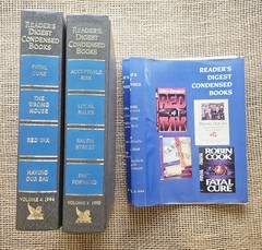 2 1990s Readers Digest Condensed Gray Staging Books
