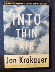 INTO THIN AIR by Jon Krakauer (1997) AS NEW 1ST/1ST FINE UNREAD HARDCOVER