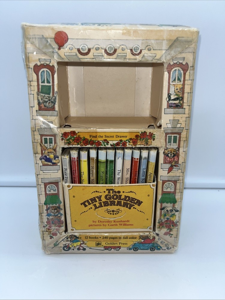 Golden Press Set Tiny Golden Library Animal Nonsense Stories – 1 Book Missing