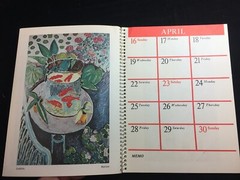1972 MUSEUM MASTERPIECES ENGAGEMENT CALENDAR, 18TH EDITION