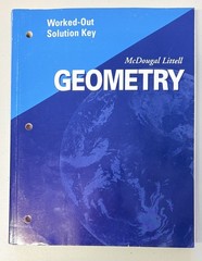 Geometry: Worked-Out Solution Key. McDougal Littell. Paperback