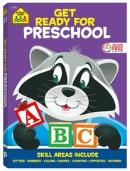 School Zone Get Ready for Preschool Workbook: 256 Pages, Pre-K, Kids Learning B,