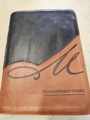 The MacArthur Study Bible Updated Version Leather Cover