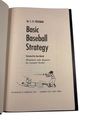 Basic Baseball Strategy S.H. Freeman 1965 First Edition Stan Musial Foreword