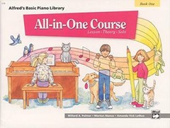 All-in-One Course for Children: Lesson, Theory, Solo, Book 1 (Alfred’s Ba – GOOD