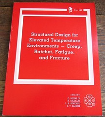 Structural Design for Elevated Temperature Environments PVP vol 163 1989
