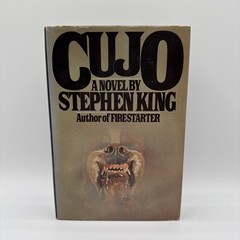 CUJO By Stephen King 1981 Viking 1st BCE HCDJ Horror Novel Rare HTF 80s