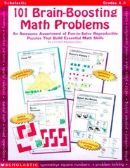 101 Brain-Boosting Math Problems (Grades 4-8)