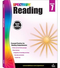 Spectrum Reading Comprehension Grade 7, Ages 12 to 13, 7th Grade Reading Com…