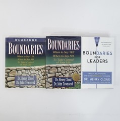 Boundaries Book Lot Cloud Townsend Workbook Leaders 3 Books