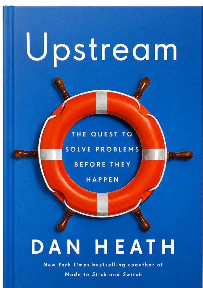 Upstream Dan Heath Business Strategy Problem Solving Hardcover Brand New
