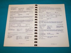 Trinity High School Debate & Speech Program Cookbook 1978 Trinity North Carolina