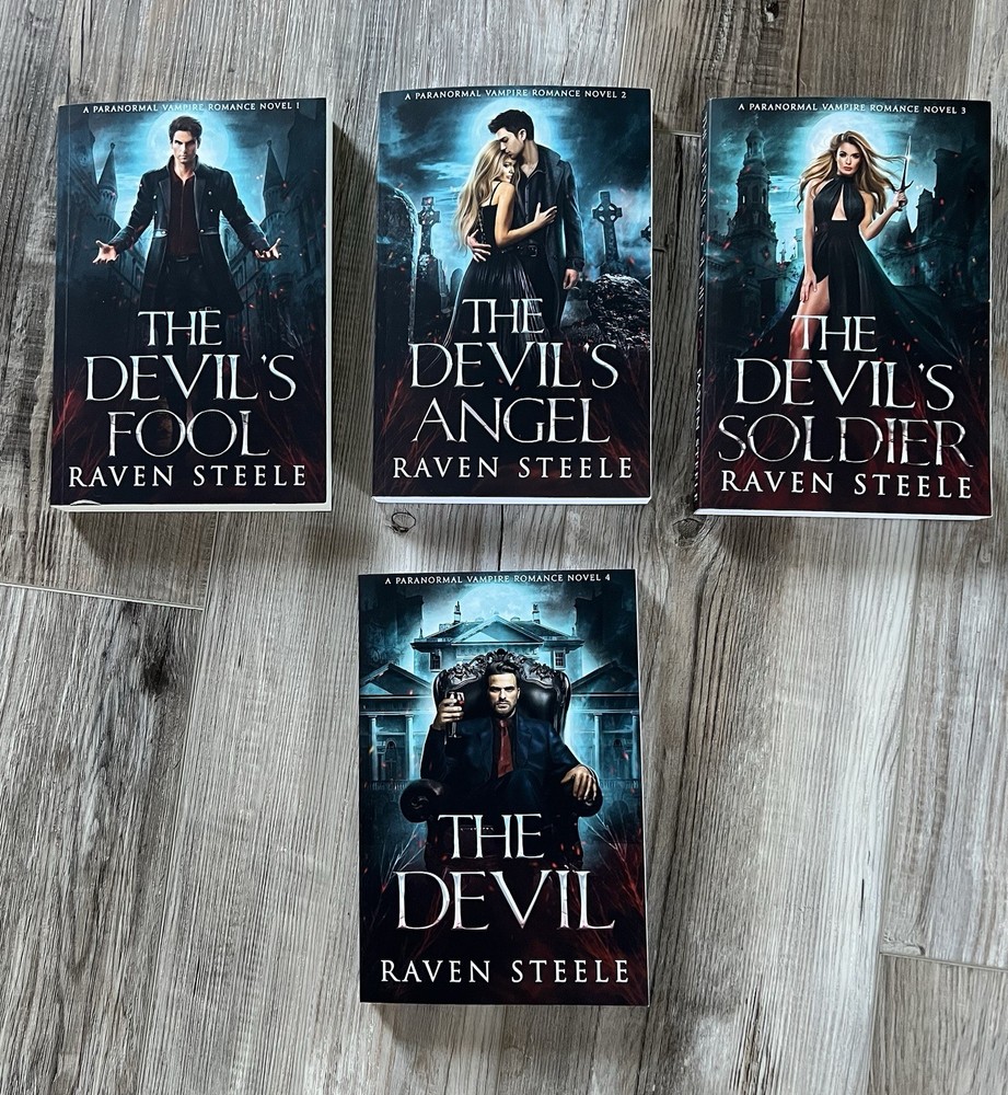 The Devils Series Collection by Raven Steel Paperback Book Series Lot of 4