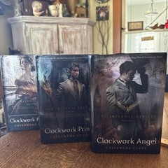 The Infernal Devices Trilogy by Cassandra Clare 1st Editions 1st Printings Clock