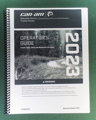 2023 Can-Am Traxter XU HD7 Owner’s Manual: 252 Pages & Protective Covers