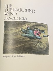 THE TURNAROUND WIND : by Arnold Lobel : hbdj : vintage