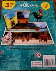 Disney Moana My Busy Book Includes A Storybook 10 Figurines And Playmat 2017