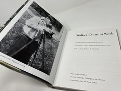 Walker Evans at Work – Walker Evans 1982, Hardcover Ex-Library Never Checked Out