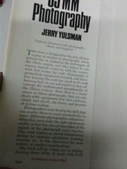 1976 1st Edition 1st Print The Complete Book of 35mm Photography Jerry Yulsman H