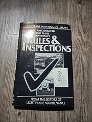 LIGHT PLANE MAINTENANCE LIBRARY, RULES & INSPECTIONS, 178 PAGES, 1987,