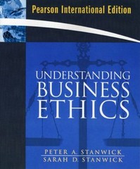 Understanding Business Ethics : International Edition Paperback