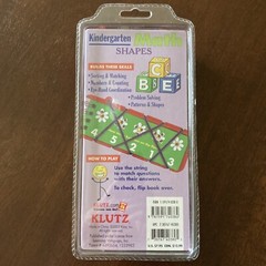 KLUTZ Wraps : Kindergarten – Math “Shapes” – Matching for 5 & 6 Year Olds ~ NIP