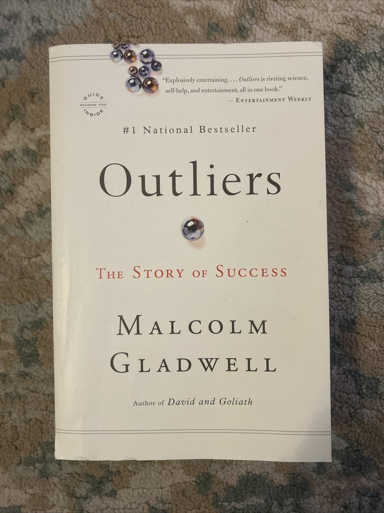 Outliers: The Story of Success by Malcolm Gladwell Paperback Book