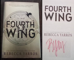 Fourth Wing SIGNED BOOKPLATE First Edition / Second Printing Rebecca Yarros