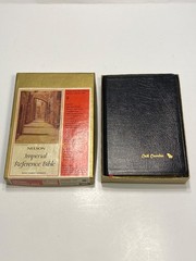 Nelson Imperial Reference Bible KJV “Black Khyber Kid Leather” Indexed 1972 #484