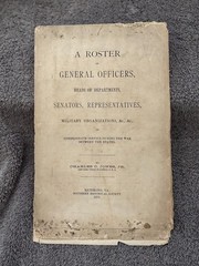 Roster of General Officers by Charles Colcock Jones – Part One of Three Parts