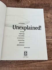Unexplained (Second Edition) by Jerome Clark (Visible Ink Press, 1999)