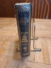 The Meaning of the Holy Qur’an (English and Arabic Edition) by Ali In Plastic