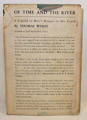 Wolfe, Thomas – Of Time and the River – 1944 – HC/DJ – Sun Dial Press