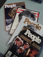Princess Diana magazine bundle 1997 4 titles death tributes memorials G+ 240229