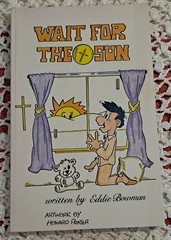Wait For The Sun by Eddie Bowman SIGNED, 1992, cute illustrations, 92 pages