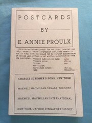 POSTCARDS – UNCORRECTED PROOF SIGNED BY E. ANNIE PROULX
