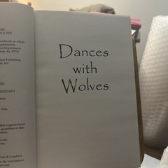 Dances With Wolves 2002 Signed Book